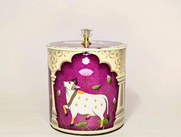 Iron Metal pichwai jar by rayan international