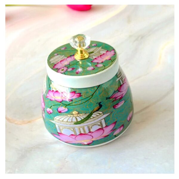 Metal Pichwai Jar