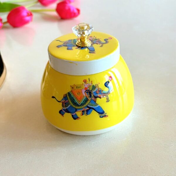 Metal Pichwai Jar - Image 3