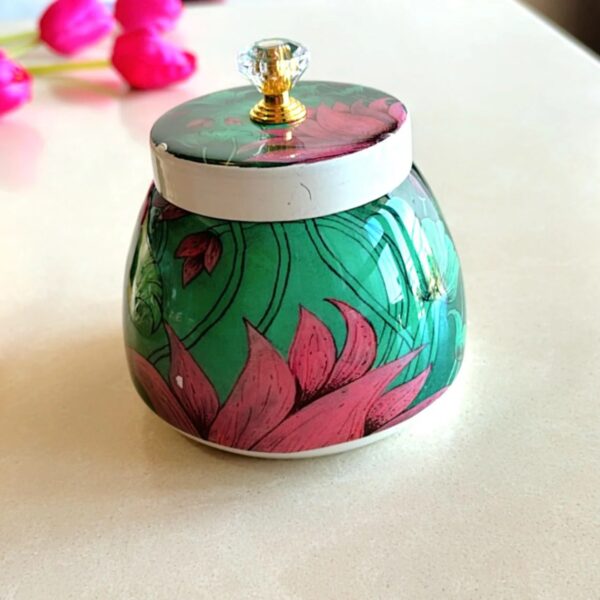 Metal Pichwai Jar - Image 4