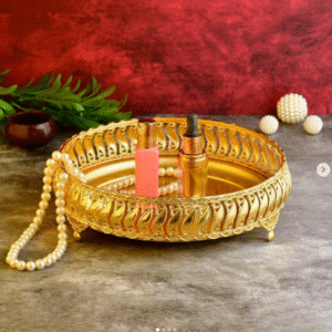 Gold plated tray