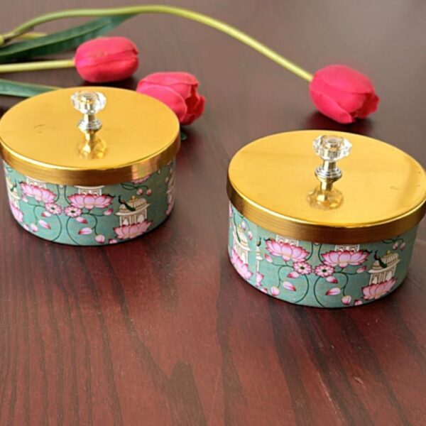 Pichwai Dry Fruit Jar BY Rayan International