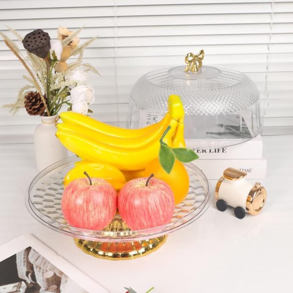 Cake Stand with Dome Transparent - Image 2