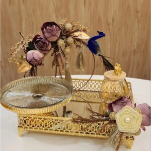 Metal Iron Golden Wedding Gift Item, For Gifting Purpose