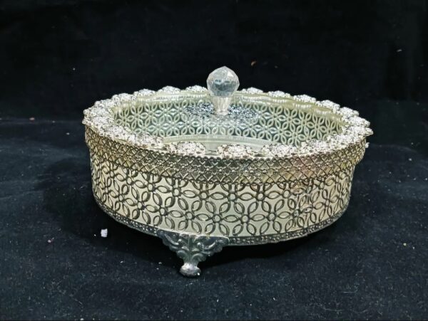 Silver Plated Resin Dry Fruit Bowls - Image 3