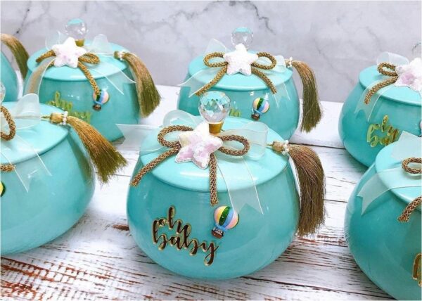 Iron Copper Plated Dry Fruits Jar