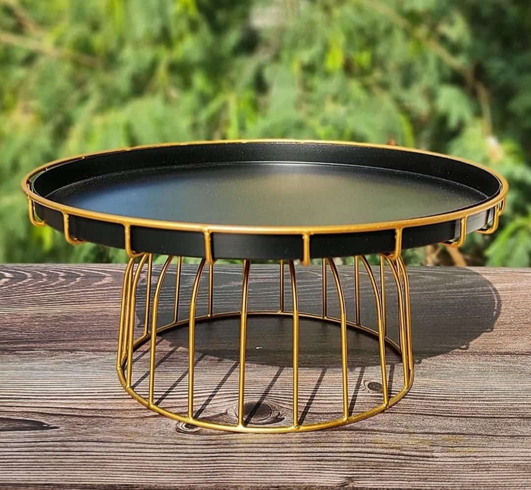 Metal Gold Decoretive Cake Stands by rayan international