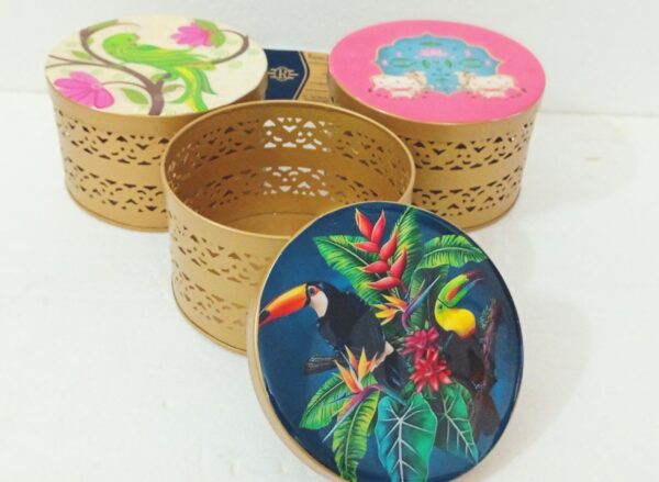 Metal Gifting Pichwai Printed Box - Image 2