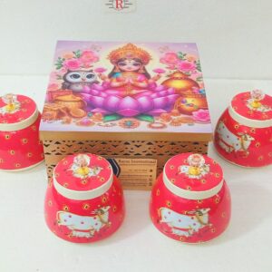 Metal Cow Printed Gifts Box