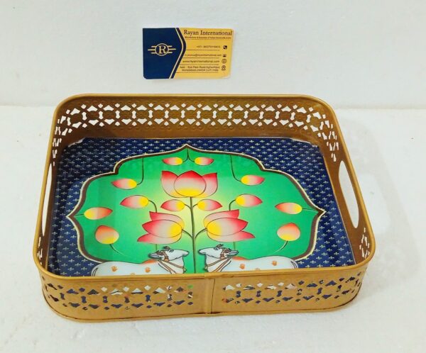 Inch Printed Metal Tray, Type: Decorative Trays