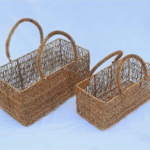 Metal meshwire Cuboid Hamper