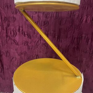 Z floating tier Golden cake stand