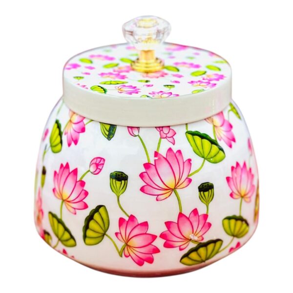 German Silver Decorative Plate with Jar, Diya & Lotus Diya Stick by rayan international