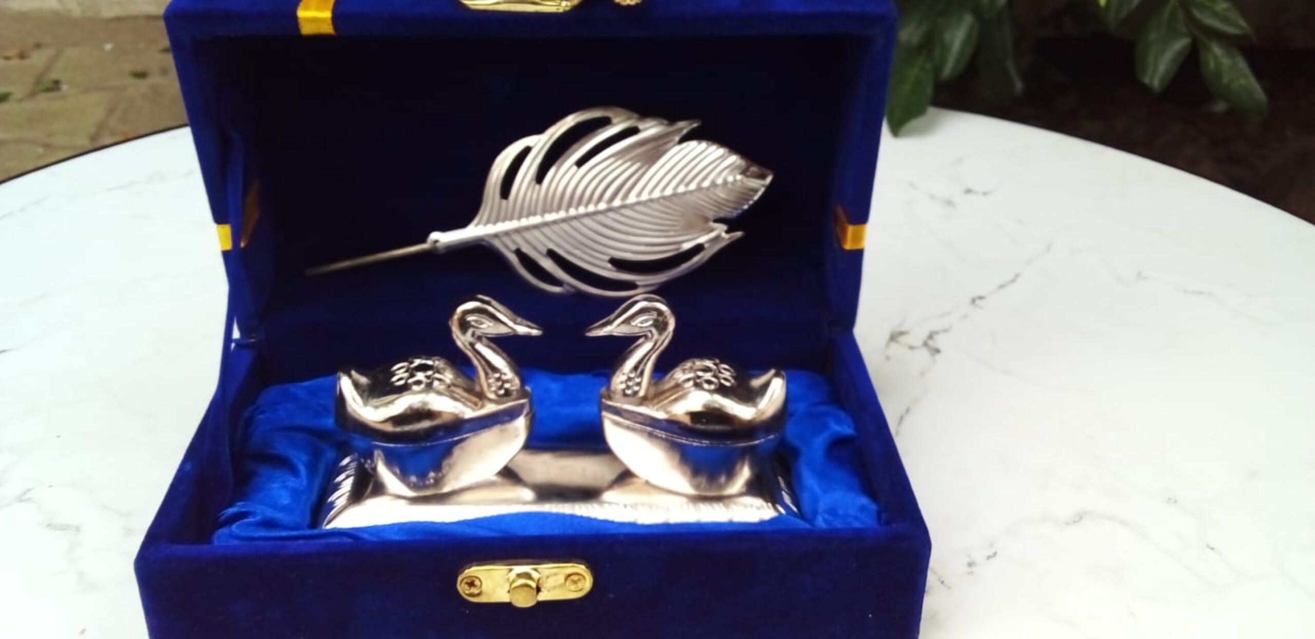 Two Swan-Shaped Holders
