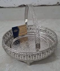 Metal Iron German Silver Tray